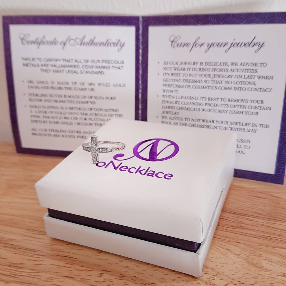 Personalized Cross Ring