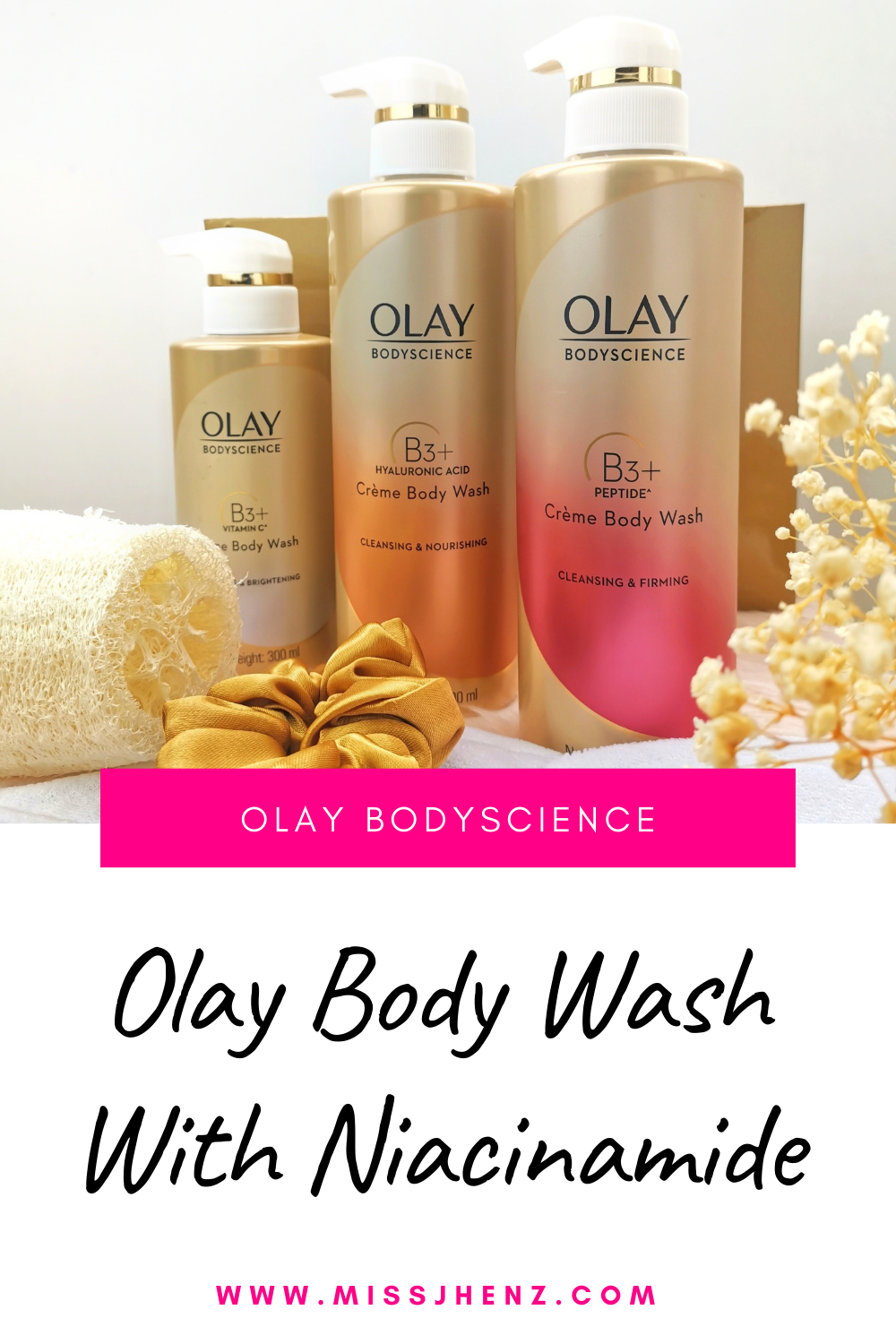 Olay BodyScience Niacinamide Body Wash Honest Review