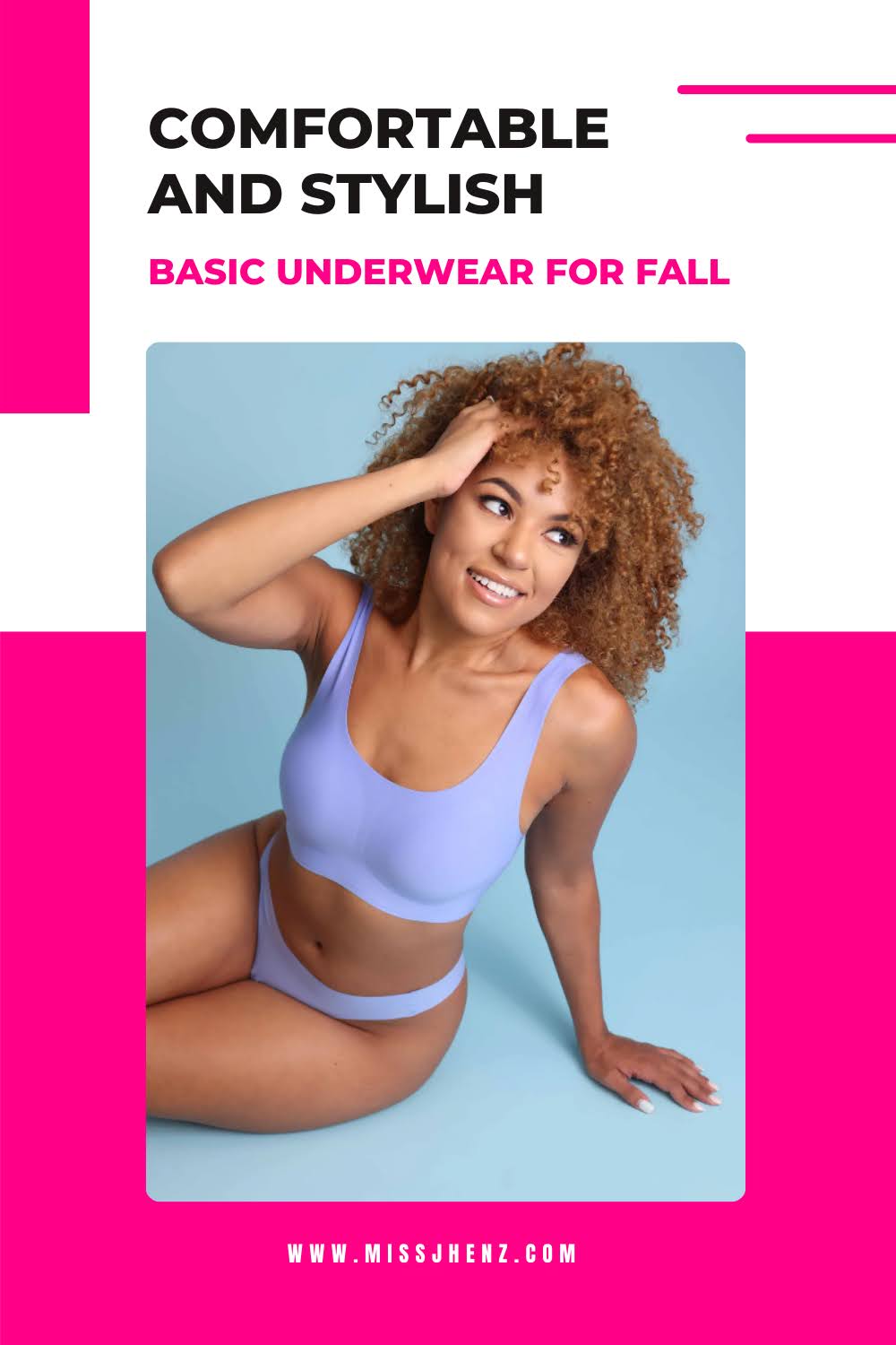 Comfortable and stylish basic underwear for fall