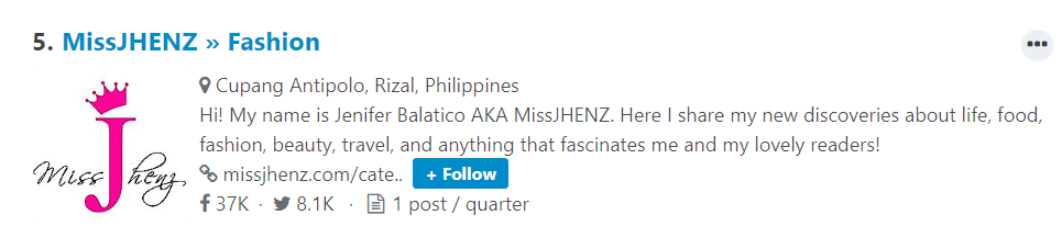 Miss JHENZ One Of The Top Philippines Fashion Blogs 2022