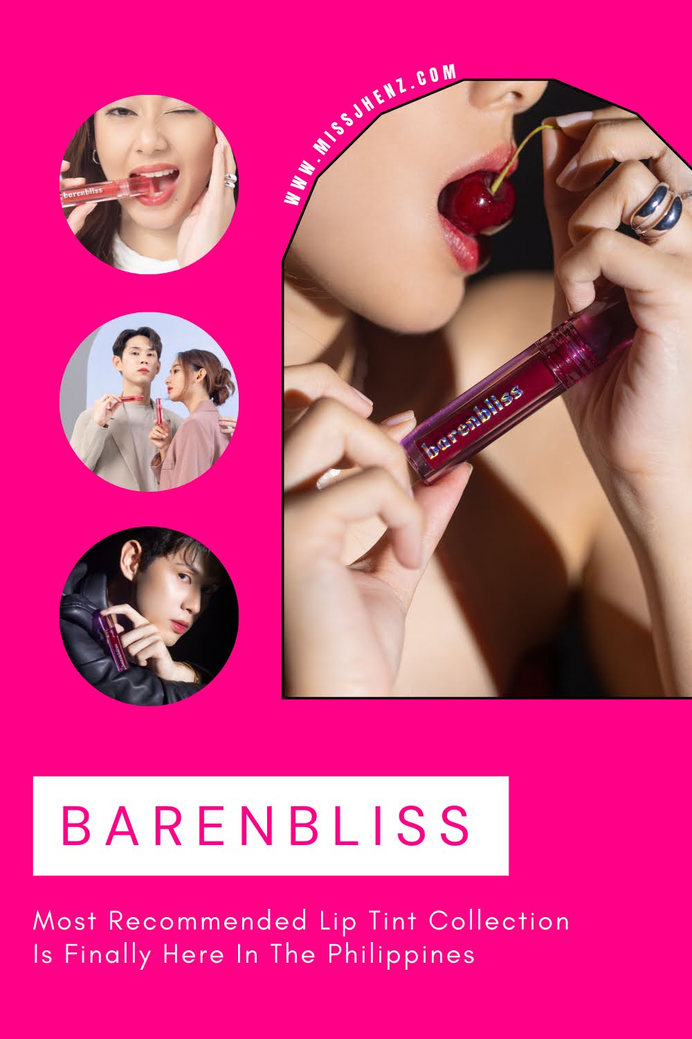 This barenbliss’s Most Recommended Lip Tint Collection is Finally here in the Philippines