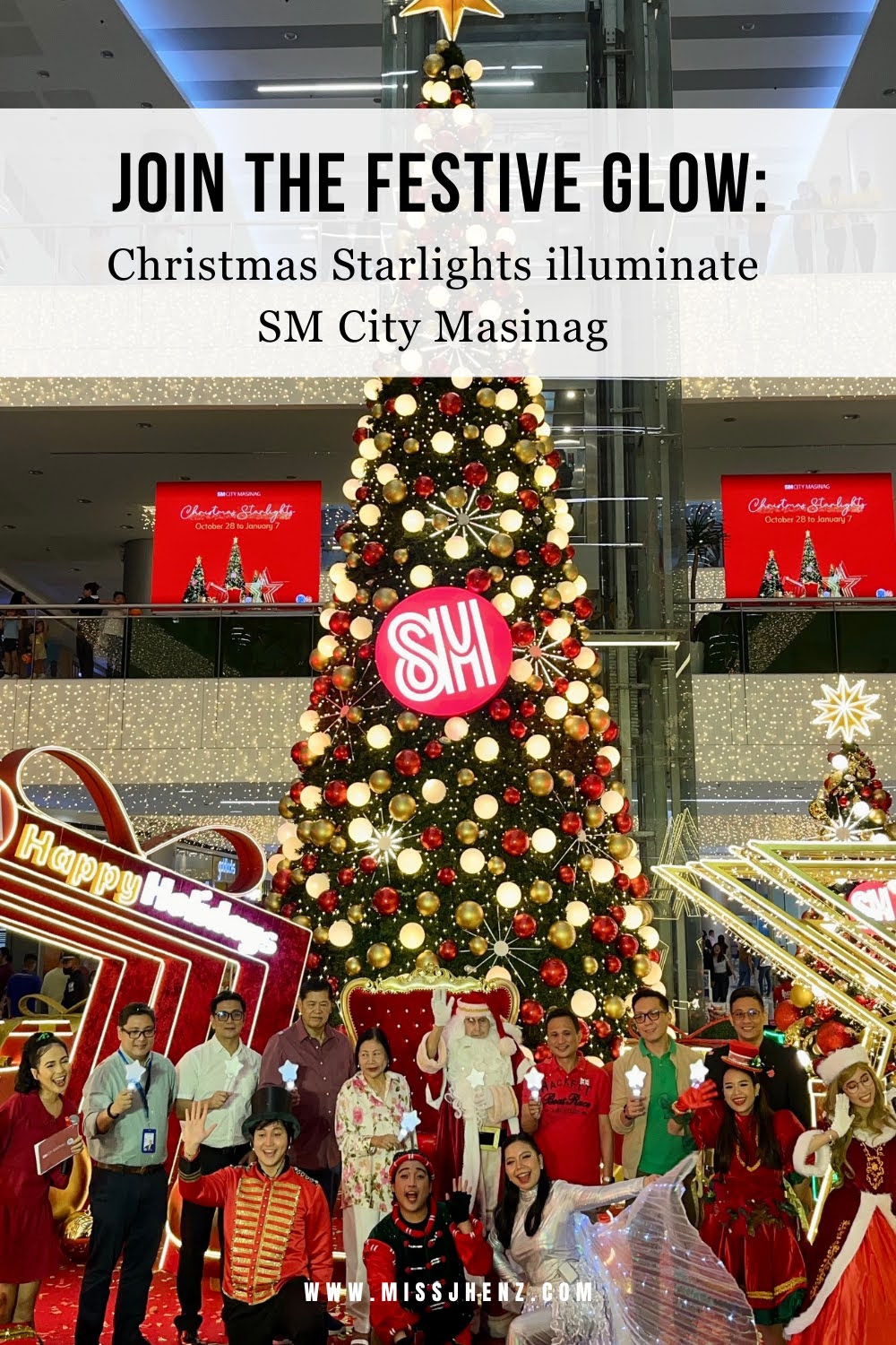 Join the festive glow: Christmas Starlights illuminate SM City Masinag